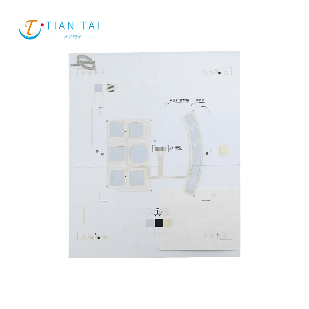 LED membrane switch keypad for medical equipment